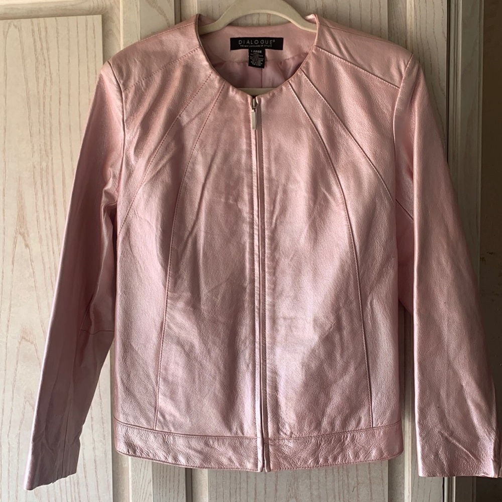 Dialogue 100% leather jacket
